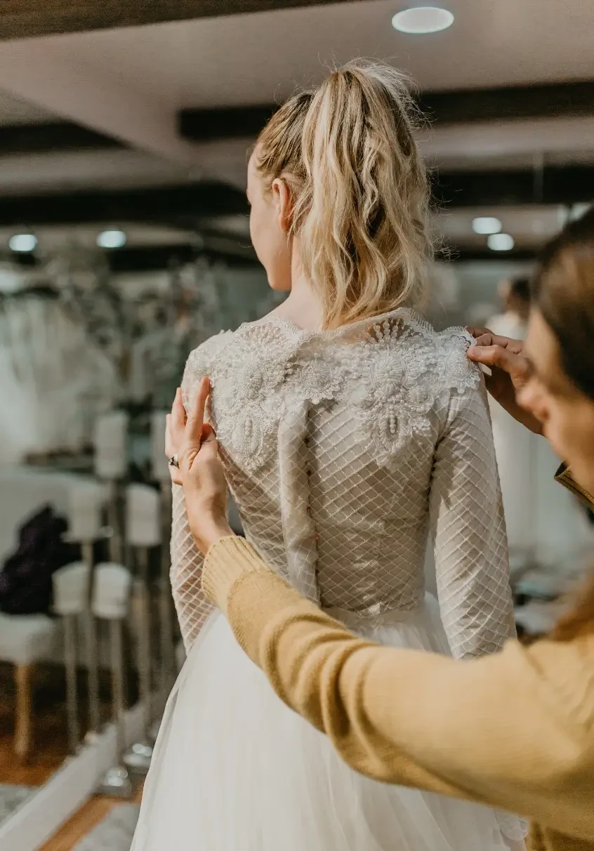 bridal gown customization process