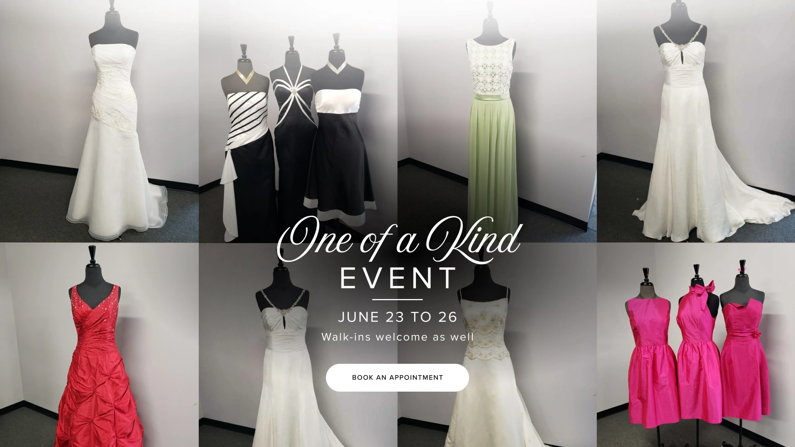One of a Kind event desktop banner