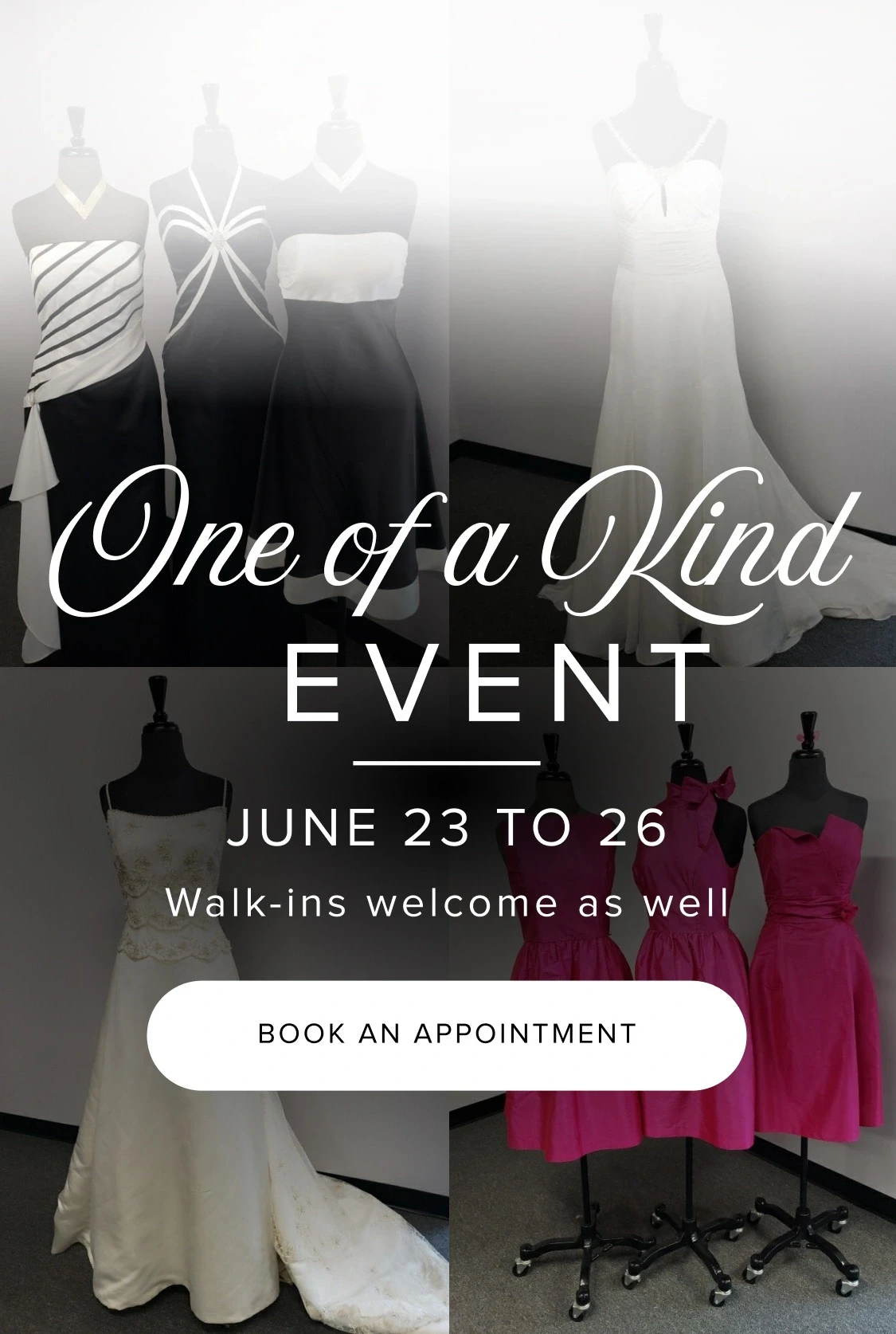 One of a Kind event mobile banner