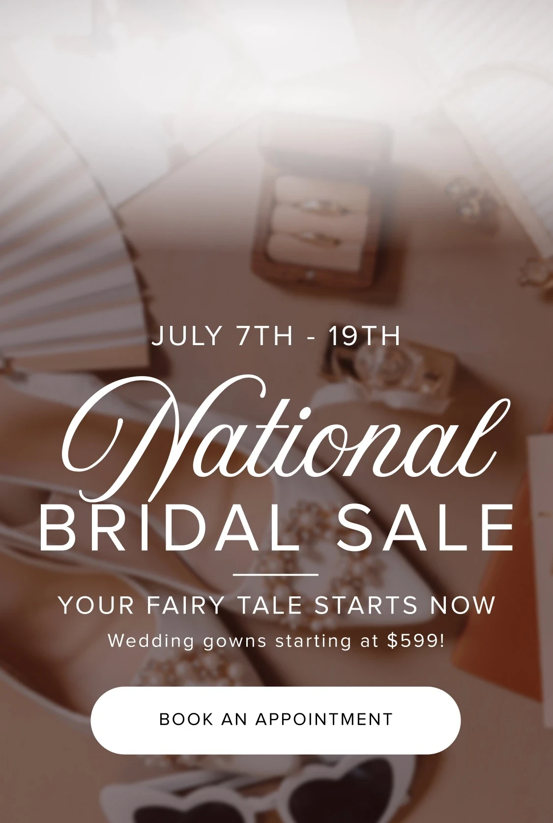 National Bridal Sale mobile banner